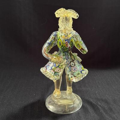 Murano Style Figurine w/ Lenox Liverpool Teapot (GB-DZ)
