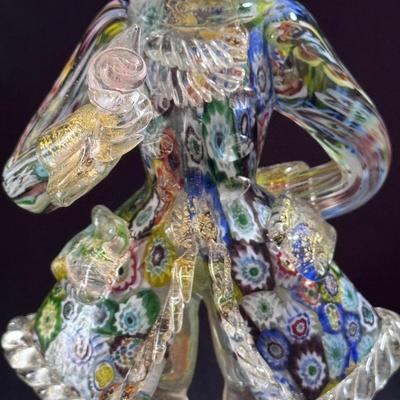 Murano Style Figurine w/ Lenox Liverpool Teapot (GB-DZ)