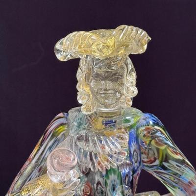 Murano Style Figurine w/ Lenox Liverpool Teapot (GB-DZ)