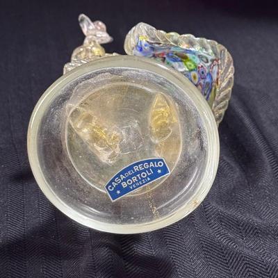 Murano Style Figurine w/ Lenox Liverpool Teapot (GB-DZ)