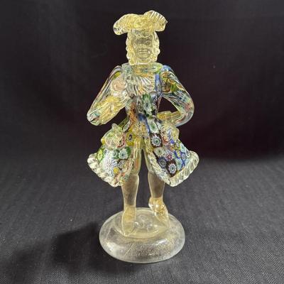 Murano Style Figurine w/ Lenox Liverpool Teapot (GB-DZ)