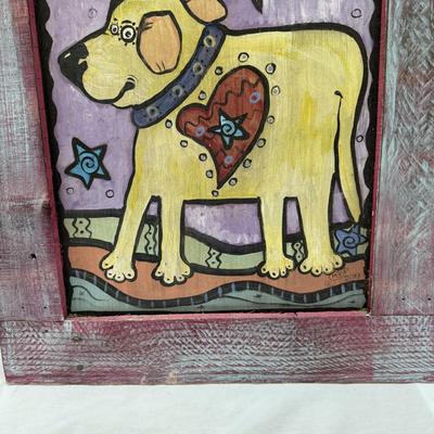 Colorful Dog Painting (LR-BM)