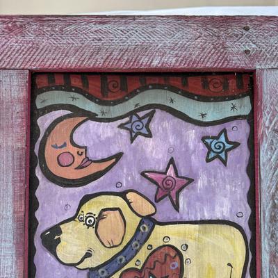 Colorful Dog Painting (LR-BM)