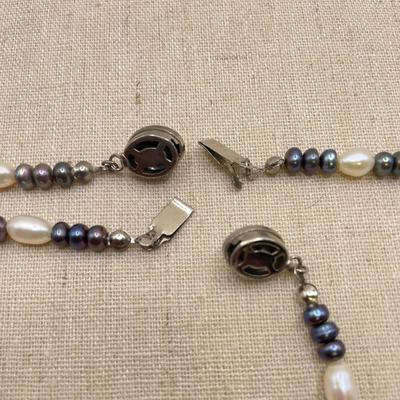 Jade, Freshwater Pearl & 14K (ST-SS)
