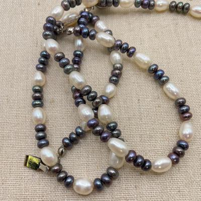Jade, Freshwater Pearl & 14K (ST-SS)