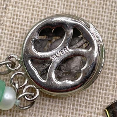 Jade, Freshwater Pearl & 14K (ST-SS)