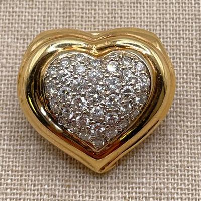 14K Diamond Earrings and Brooch (ST-SS)