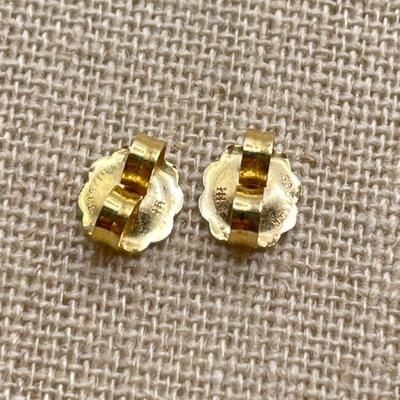 14K Diamond Earrings and Brooch (ST-SS)