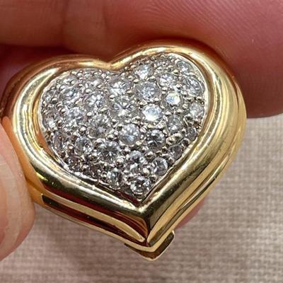 14K Diamond Earrings and Brooch (ST-SS)