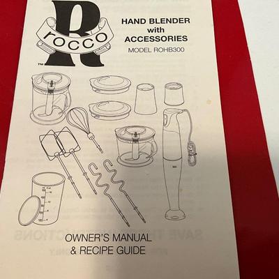 Rocco Hand Blender w/Accessories
