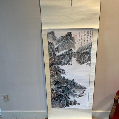 Asian scroll