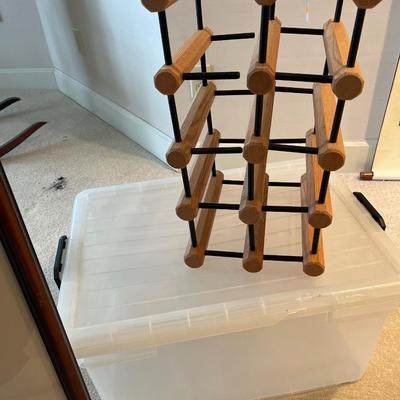 Ice cream chair, pic., wine holder & tub