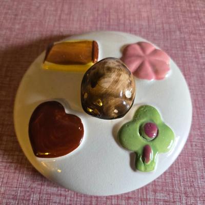 Vintage Cookies All Over Cookie Jar