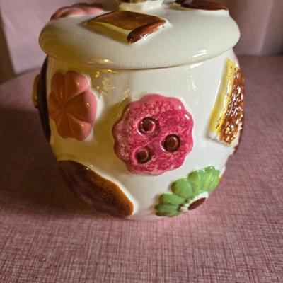Vintage Cookies All Over Cookie Jar