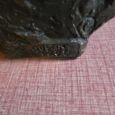 1961 Lovers chalkware statue