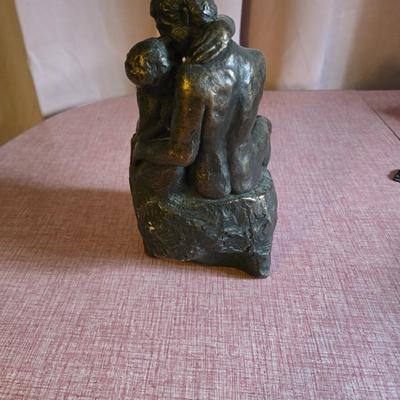 1961 Lovers chalkware statue
