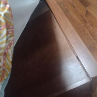 Solid Wood Captain Queen Sized Bed with Storage Drawers with Mattress (Bedding not Included)