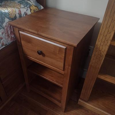 Solid Wood Captain Queen Sized Bed with Storage Drawers with Mattress (Bedding not Included)