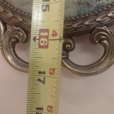 Vintage Print in French Design Oval Frame Choice B