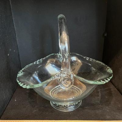 Large glass basket