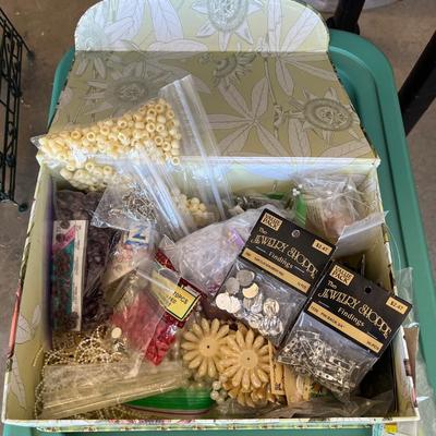 Decorative box of crafting beads