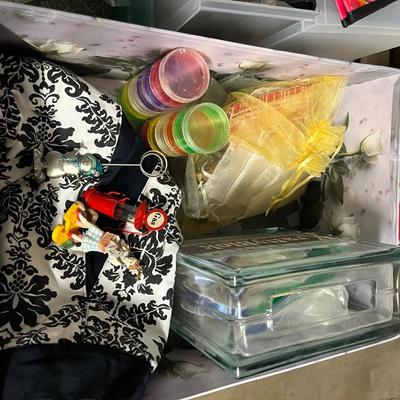 Mixed lot of crafts, jewelry, and more