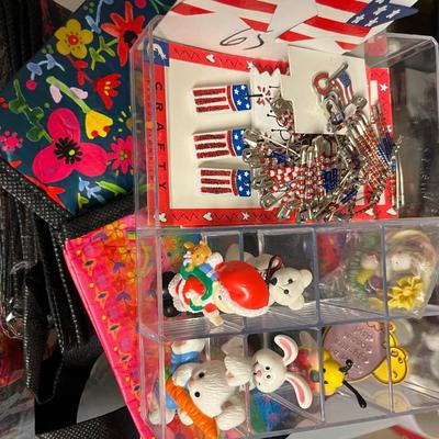Mixed lot of crafts, jewelry, and more