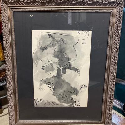 Pablo Picasso Toro Y Toreros Certificate of Authenticity