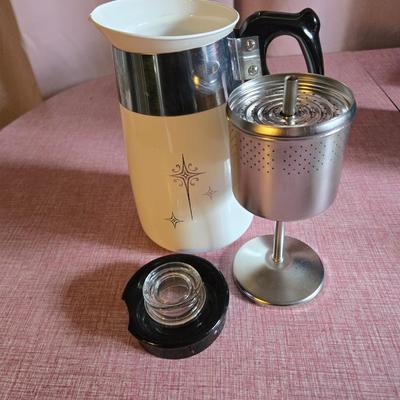 Rare Corning Ware Atomic Starburst Percolator