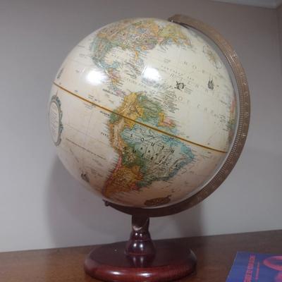 Vintage Replogle Desktop World Globe