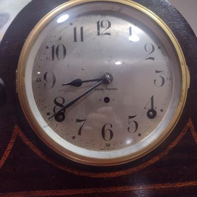 Antique Seth Thomas Humpback Mantle Clock with Key