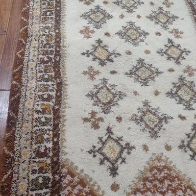 Vintage Moroccan Handcrafted Tribal Wool Rug