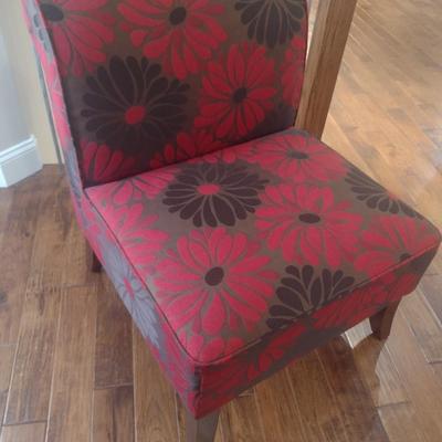 Avenue Six Floral Pattern Upholstered Sitting Chair Choice A