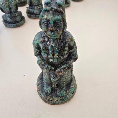 Aztec/Mayan-Themed Chess Set in Decorative Box