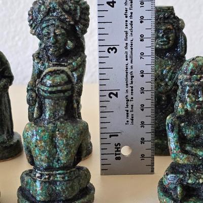 Aztec/Mayan-Themed Chess Set in Decorative Box
