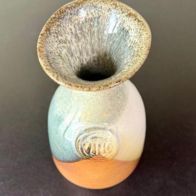 Vintage Pottery Craft USA Stoneware Wine Vino Decanter
