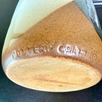 Vintage Pottery Craft USA Stoneware Wine Vino Decanter