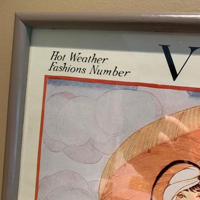 Framed Vogue Art