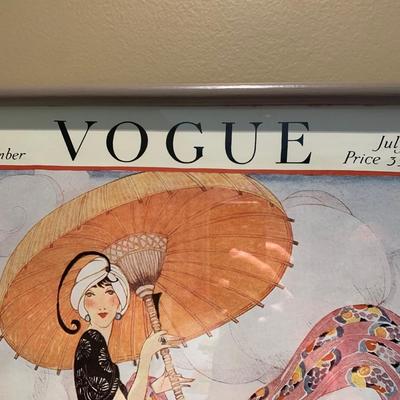Framed Vogue Art