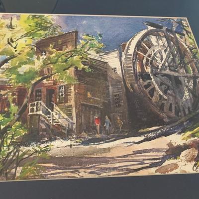 Cecilia Johnson Framed Gristmill