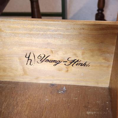 Young Hinkle Ships Ahoy Solid Wood Desk & Chair 46x18x30 knee hole 21