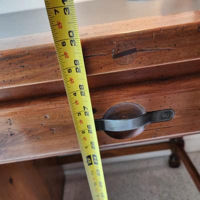 Young Hinkle Ships Ahoy Solid Wood Desk & Chair 46x18x30 knee hole 21