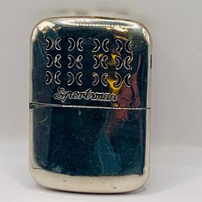 LOT 300: Collection of Vintage Pockets Watches by Benus, Rene Pavot, & Majestron and Vintage Large Sportsman Lighter from Japan