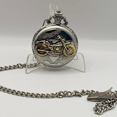 LOT 300: Collection of Vintage Pockets Watches by Benus, Rene Pavot, & Majestron and Vintage Large Sportsman Lighter from Japan