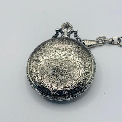 LOT 300: Collection of Vintage Pockets Watches by Benus, Rene Pavot, & Majestron and Vintage Large Sportsman Lighter from Japan