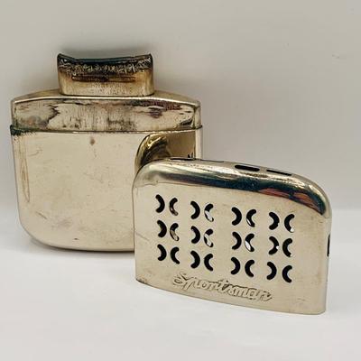 LOT 300: Collection of Vintage Pockets Watches by Benus, Rene Pavot, & Majestron and Vintage Large Sportsman Lighter from Japan