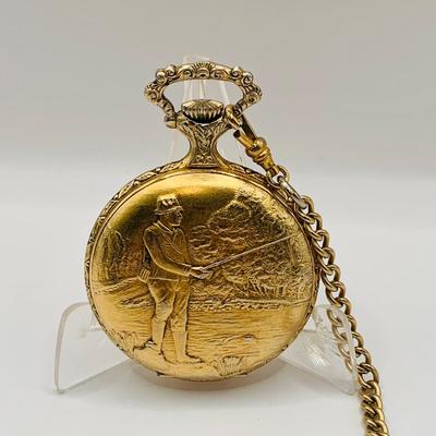 LOT 300: Collection of Vintage Pockets Watches by Benus, Rene Pavot, & Majestron and Vintage Large Sportsman Lighter from Japan