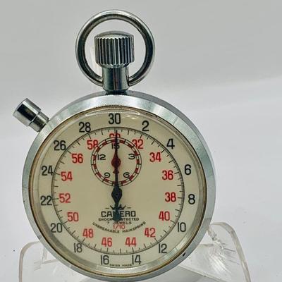 LOT 301: Collection of Vintage Swiss Made Stop Watches by Camero, Zonex, Minerva 1939 US Navy