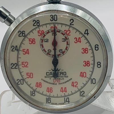LOT 301: Collection of Vintage Swiss Made Stop Watches by Camero, Zonex, Minerva 1939 US Navy