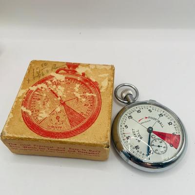 LOT 302: Assortment of Vintage Stop Watches - Swiss Made Apollo and Thales and One From the USSR